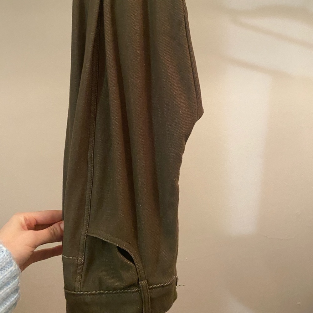 Olive skinny Jean leggings